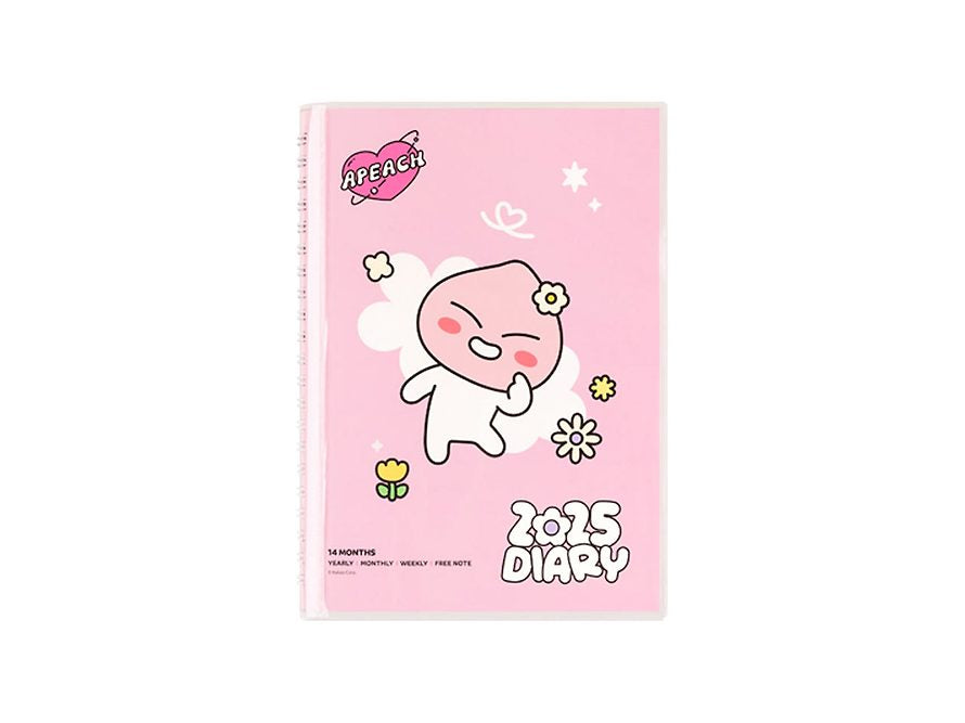 [KAKAO FRIENDS] Say Cheese 2025 Diary Apeach OFFICIAL MD