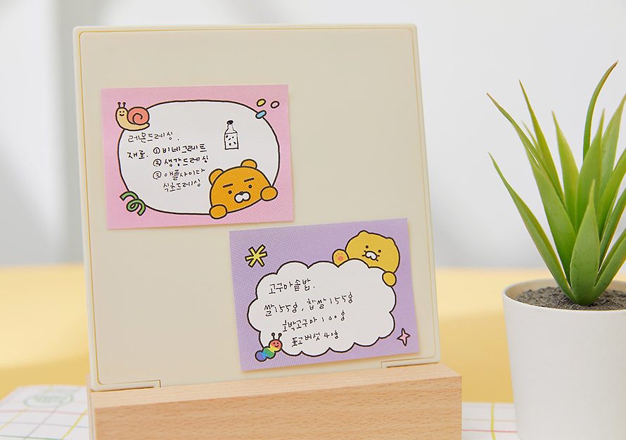 [KAKAO FRIENDS] Daily sticky notes Ryan choonsik OFFICIAL MD