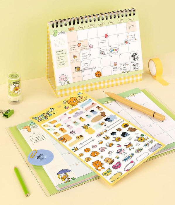 [KAKAO FRIENDS] Say Cheese Diary Decoration Sticker OFFICIAL MD