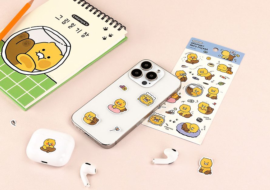 [KAKAO FRIENDS] Chunsik's Ordinary Deco Sticker OFFICIAL MD