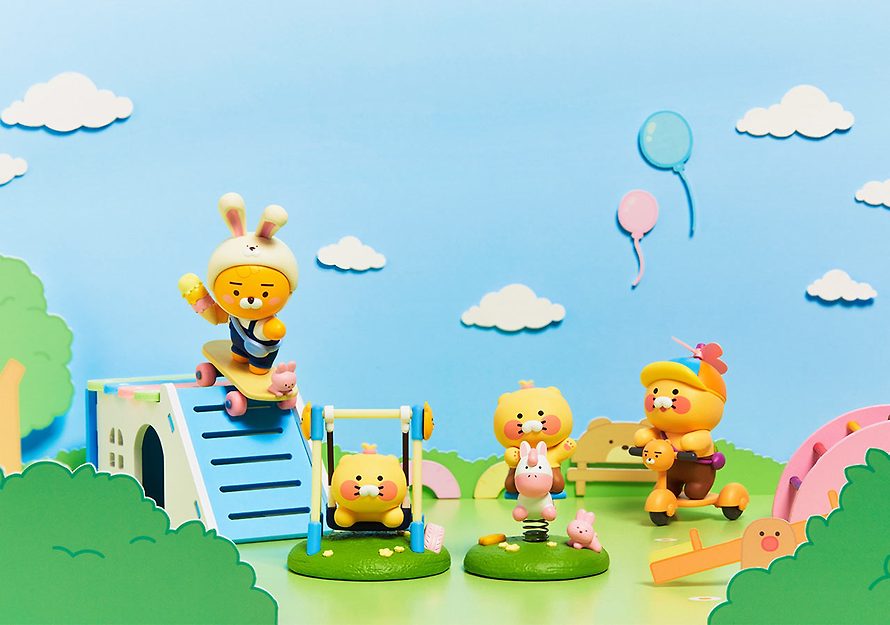 [KAKAO FRIENDS] playground scene figure baby choonsik