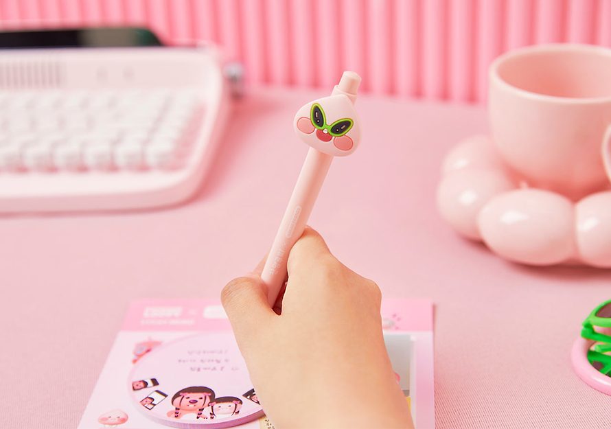 [KAKAO FRIENDS] Zanmang Loopy note/pen set Apeach OFFICIAL MD