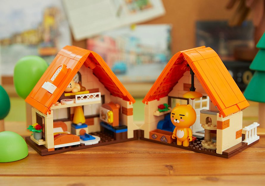 [KAKAO FRIENDS] Brick figures Choonsik&Ryan house OFFICIAL MD