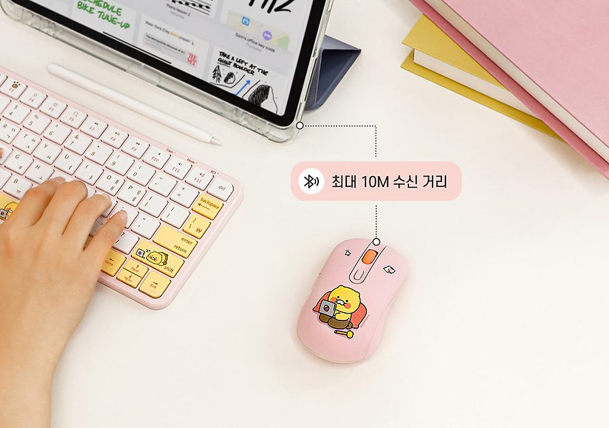 [KAKAO FRIENDS] Noiseless wireless mouse Choonsik OFFICIAL MD