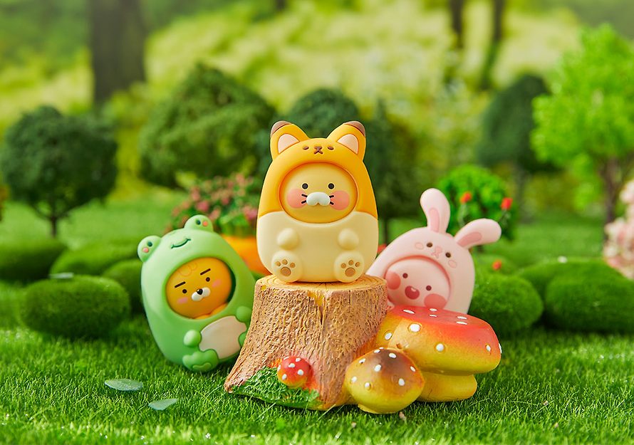 [KAKAO FRIENDS] Figure keyring Choonsik Little Ryan Little Apeach OFFICIAL MD