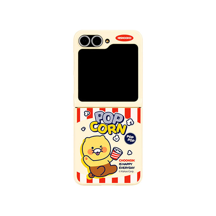 [KAKAO FRIENDS] Z Flip6 Snack Magnetic Case Chunsik Popcorn OFFICIAL MD