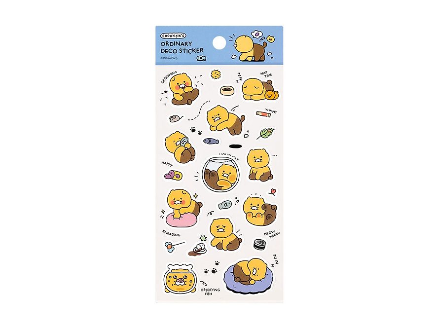 [KAKAO FRIENDS] Chunsik's Ordinary Deco Sticker OFFICIAL MD