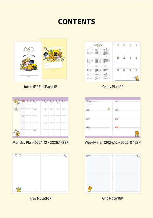 [KAKAO FRIENDS] Say Cheese 2025 Diary Ryan OFFICIAL MD