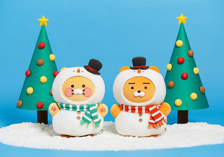 [KAKAO FRIENDS] Snowman doll Ryan OFFICIAL MD