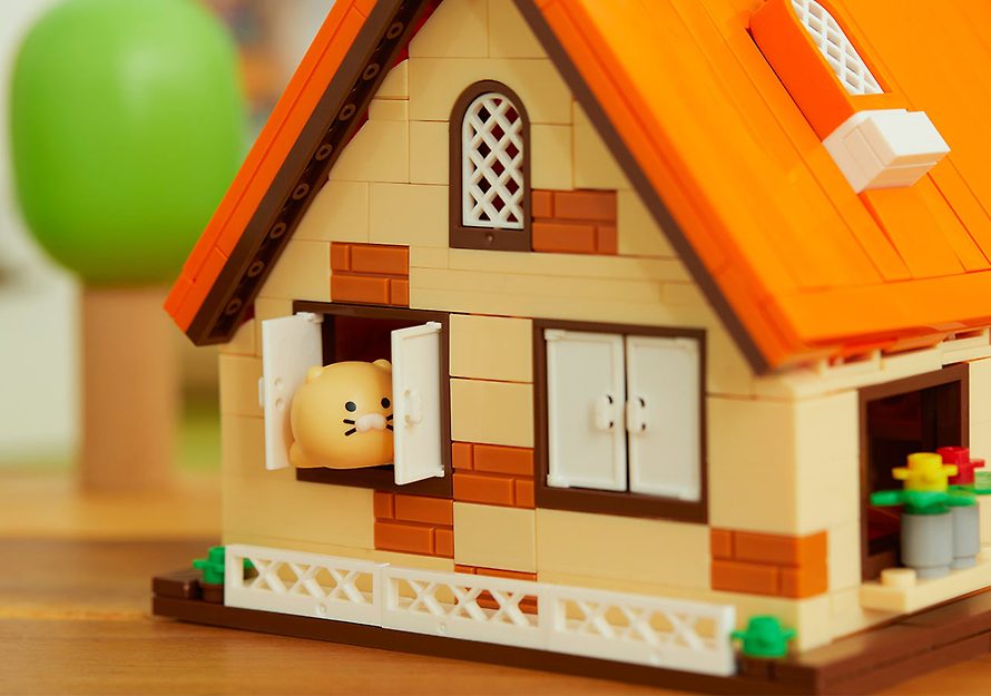 [KAKAO FRIENDS] Brick figures Choonsik&Ryan house OFFICIAL MD