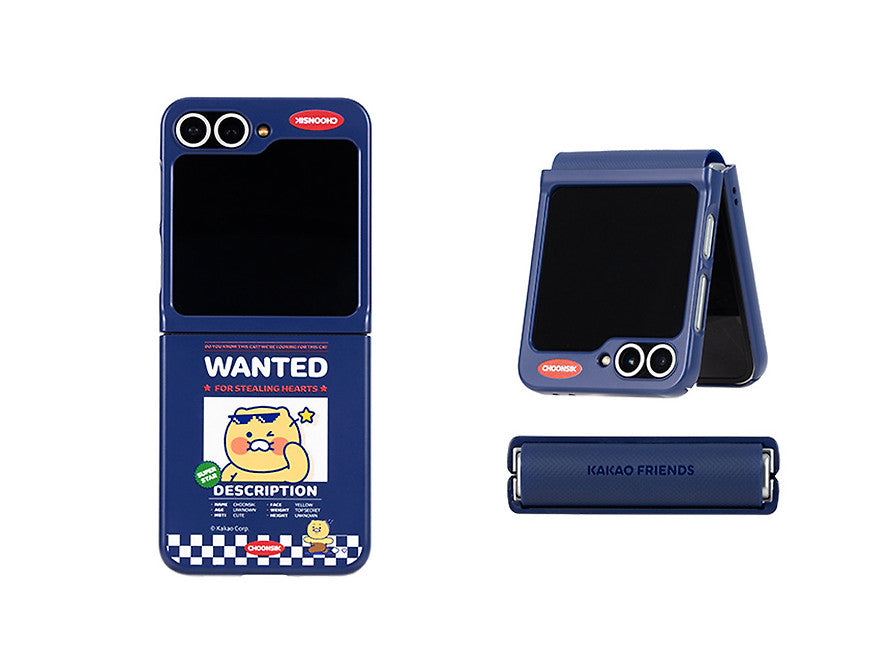 [KAKAO FRIENDS] Z Flip6 Snack Magnetic Case Chunsik Wanted OFFICIAL MD