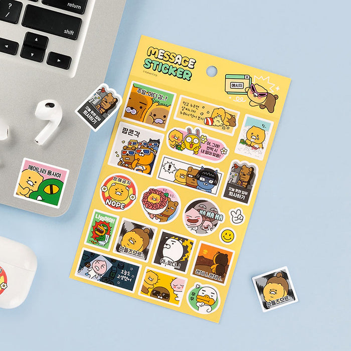 [KAKAO FRIENDS] Say cheese message sticker OFFICIAL MD