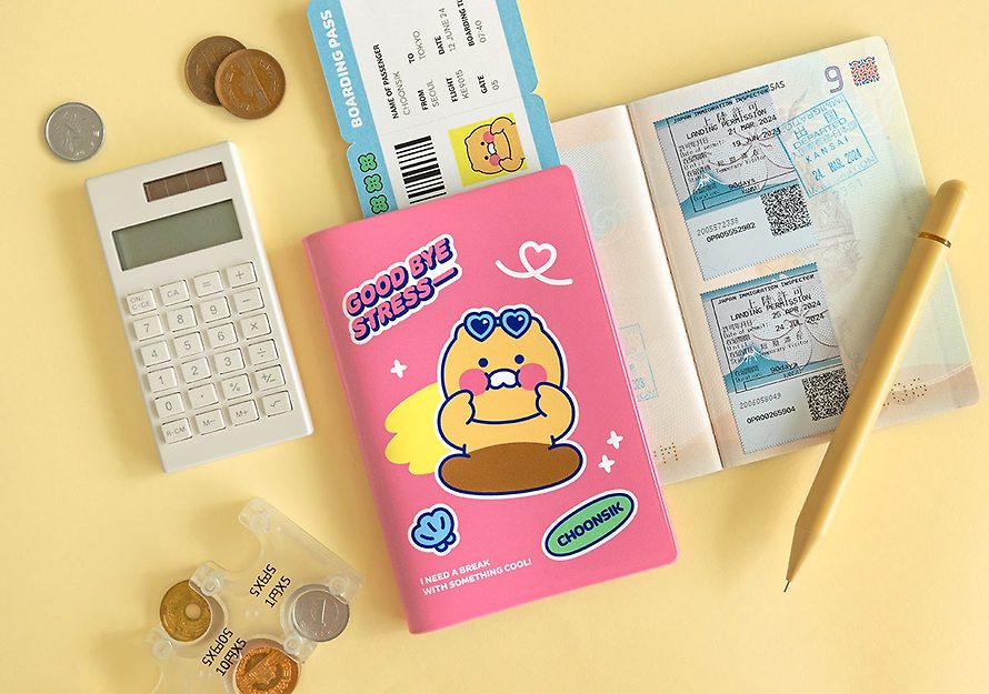 [KAKAO FRIENDS] Passport Case Choonsik OFFICIAL MD