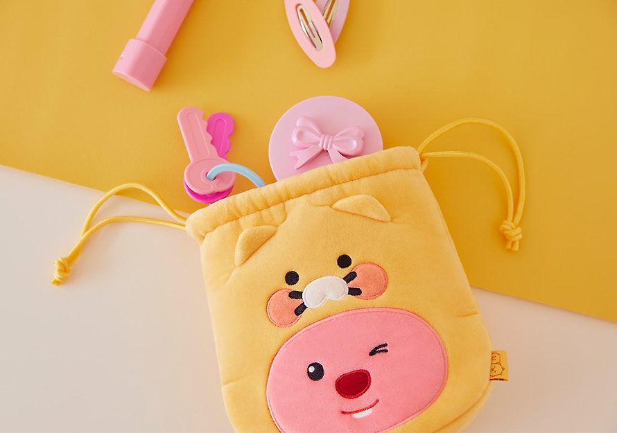 [KAKAO FRIENDS] Zanmang Loopy Face pouch Choonsik OFFICIAL MD