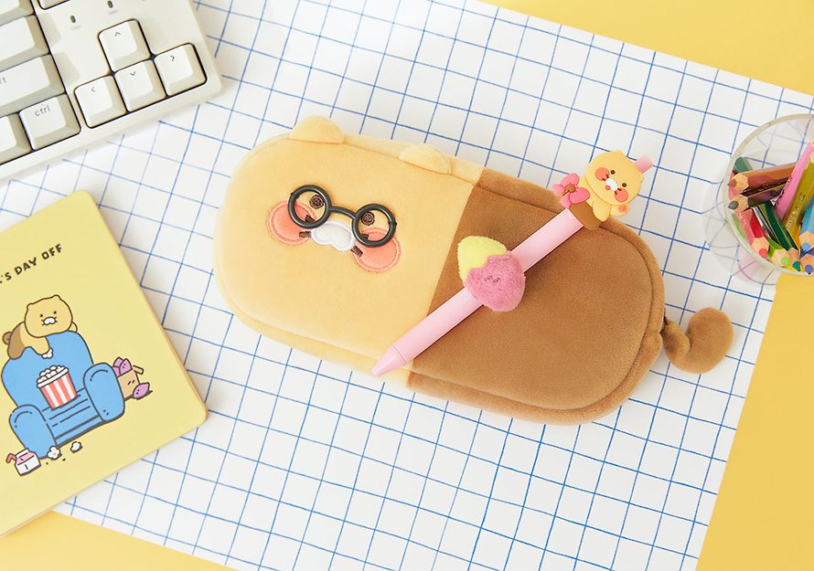 [KAKAO FRIENDS] Stuffed pencil case Choonsik OFFICIAL MD