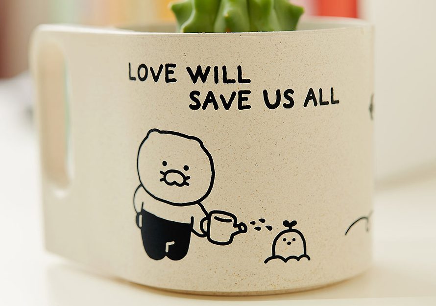 [KAKAO FRIENDS] Green Life Mug Cup Choonsik OFFICIAL MD