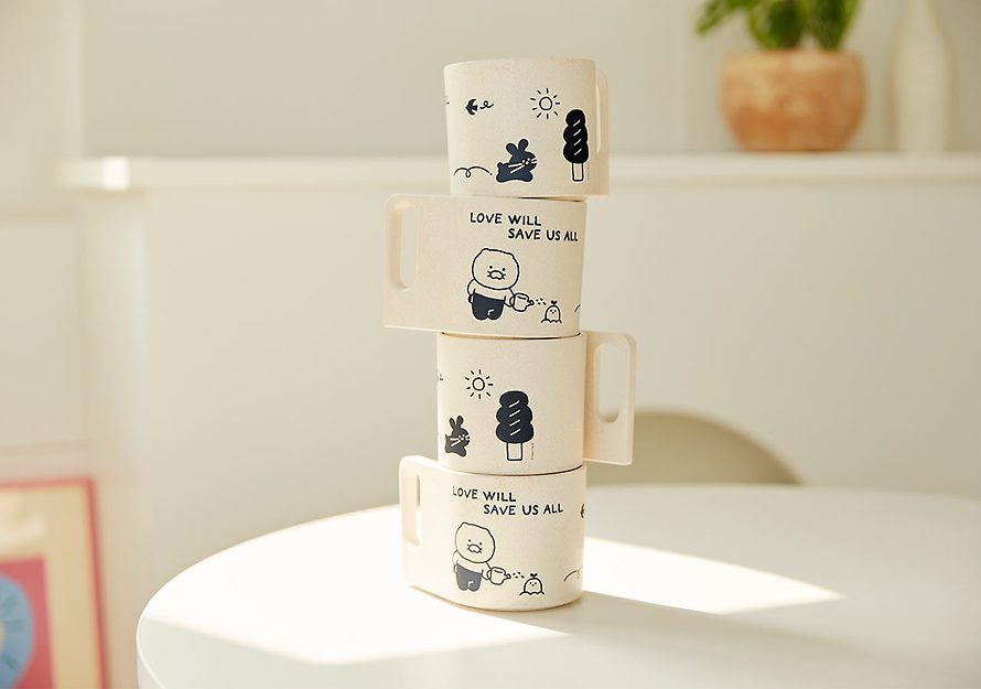 [KAKAO FRIENDS] Green Life Mug Cup Choonsik OFFICIAL MD