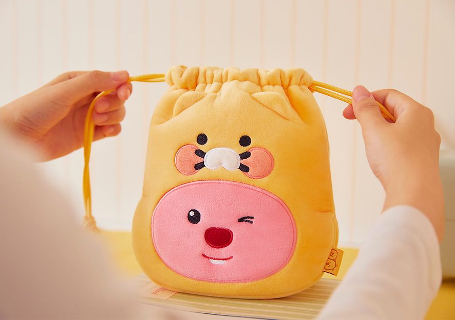 [KAKAO FRIENDS] Zanmang Loopy Face pouch Choonsik OFFICIAL MD