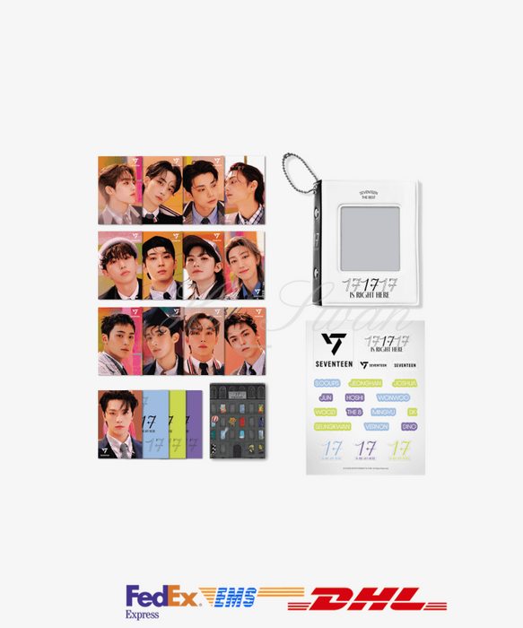 [SEVENTEEN] SEVENTEEN '17 IS RIGHT HERE' LENTICULAR MINI CARD & BINDER