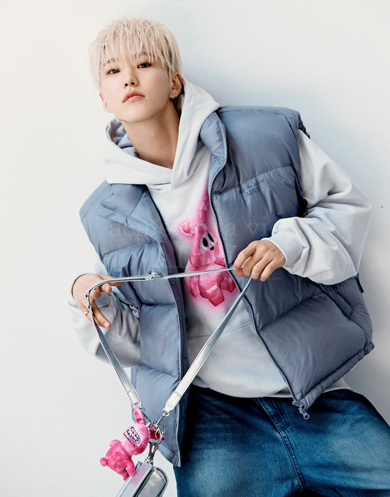 [SEVENTEEN] BASIC LOGO OVERSIZE SHORT DUCK DOWN VEST OFFICIAL MD