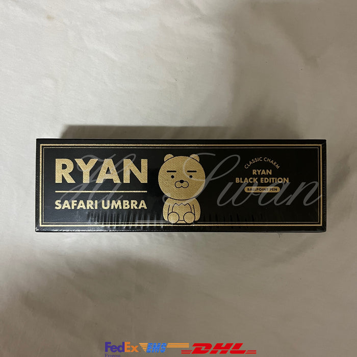 [KAKAO FRIENDS] RYAN BLACK EDITION SAFARI BALLPOINT PEN  OFFICIAL MD