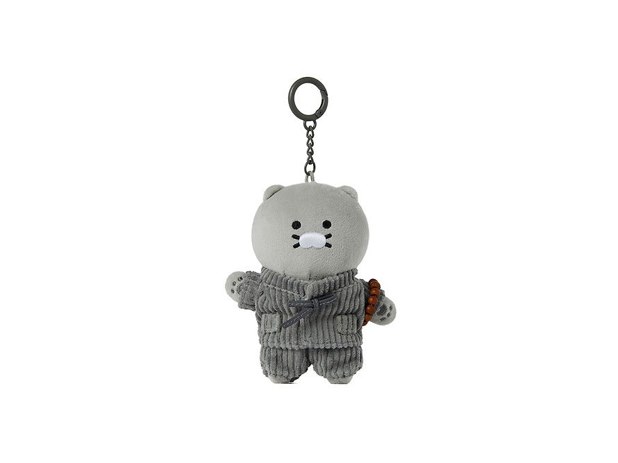KAKAO FRIENDS]Buddha Chun Monk Plush Keyring Gray Chunshik – HISWAN