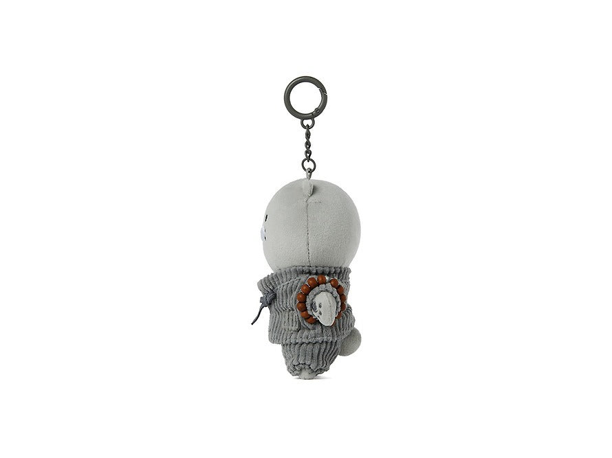 KAKAO FRIENDS]Buddha Chun Monk Plush Keyring Gray Chunshik – HISWAN