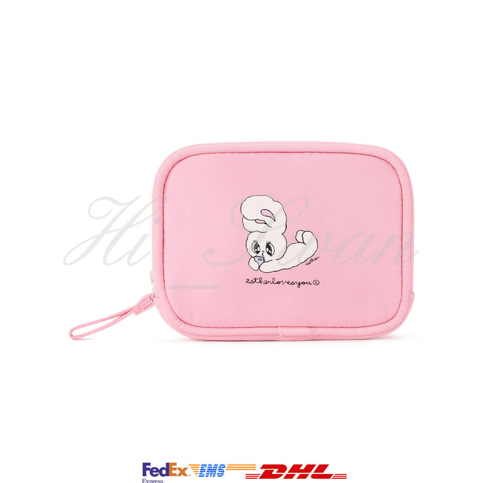 [KAKAO FRIENDS] ESTHER BUNNY Pink Pouch OFFICIAL MD