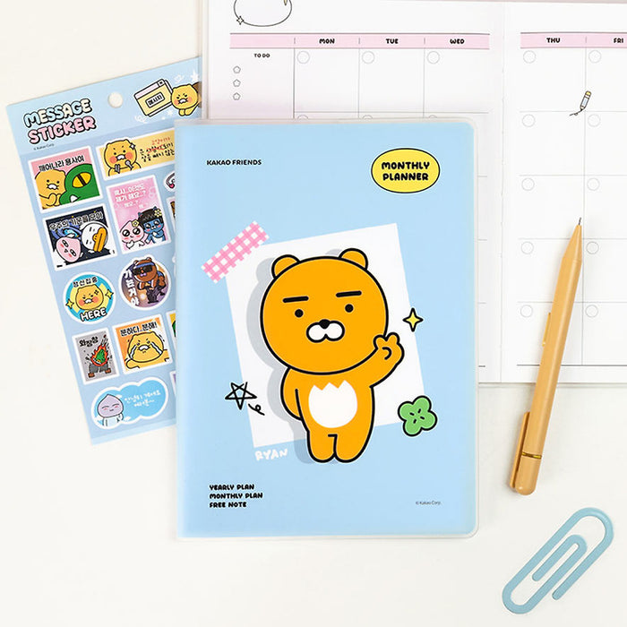 [KAKAO FRIENDS] say cheese a5 monthly planner