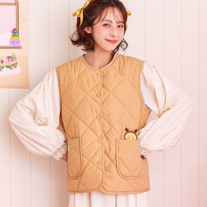 [KAKAO FRIENDS] merry choon christmas padded vest