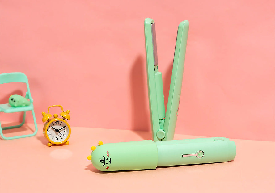 [KAKAO FRIENDS] Portable Wireless Mini Curling iron OFFICIAL MD