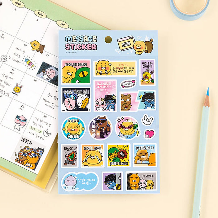 [KAKAO FRIENDS] Say cheese message sticker OFFICIAL MD