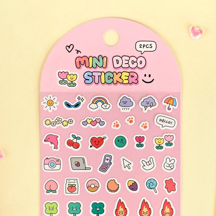 [KAKAO FRIENDS] Say Cheese Mini Decoration Sticker 2P Set OFFICIAL MD