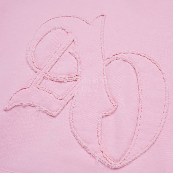 [SEVENTEEN] ADLV X JEONGHAN  NEW SYMBOL APPLIQUE HOODIE PINK