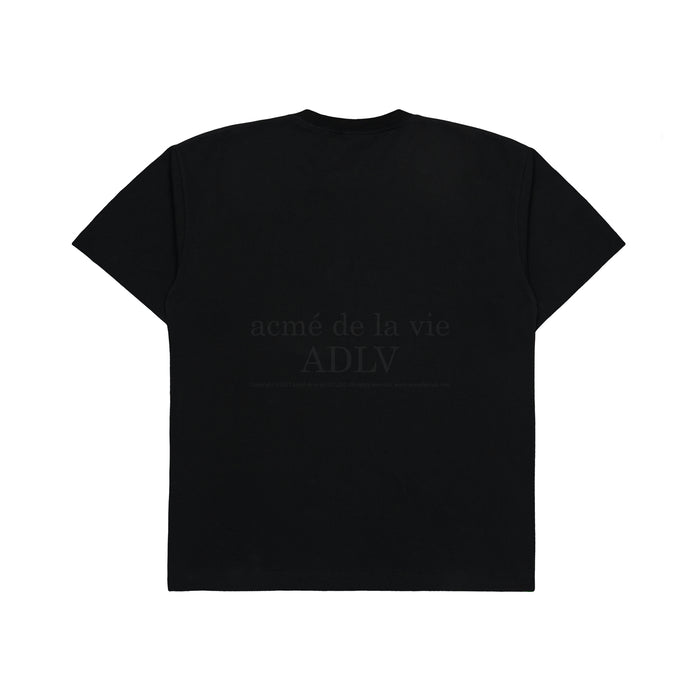 [SEVENTEEN] ADLV X JEONGHAN CREATURE PLANET LOGO SHORT SLEEVE T-SHIRT BLACK