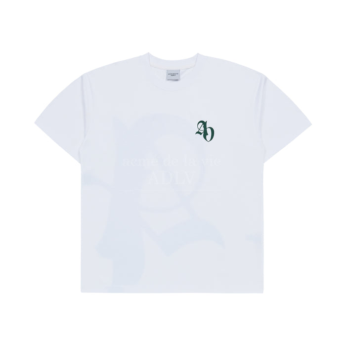 [SEVENTEEN] ADLV X JEONGHAN BIG NEW SYMBOL PRINTING SHORT SLEEVE T-SHIRT WHITE