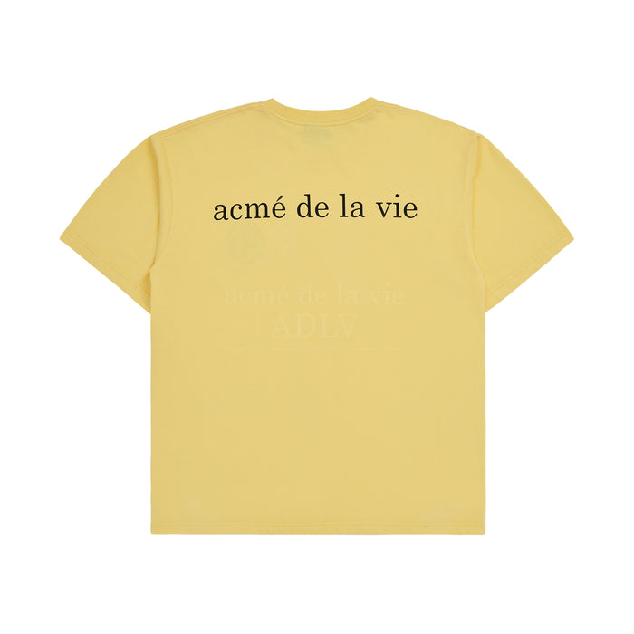 [SEVENTEEN] ADLV X JEONGHAN NEW SYMBOL BIO WASHING SHORT SLEEVE T-SHIRT YELLOW