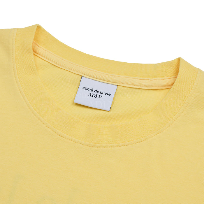 [SEVENTEEN] ADLV X JEONGHAN NEW SYMBOL BIO WASHING SHORT SLEEVE T-SHIRT YELLOW