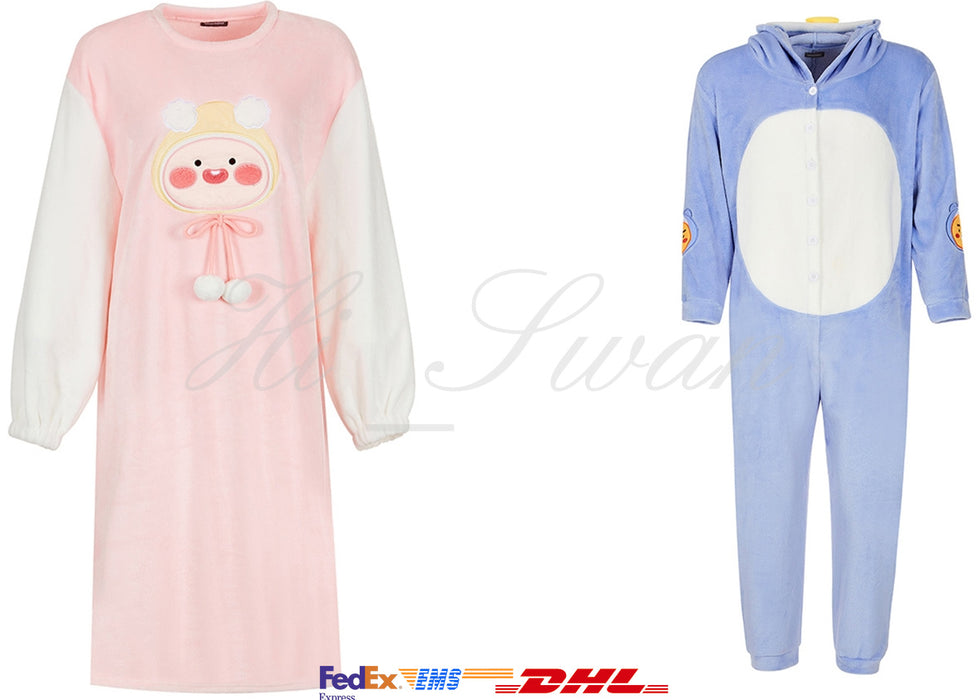 [KAKAO FRIENDS] - Snow Village Penguin Jumpsuit Ryan & Winter Onepiece Apeach MD