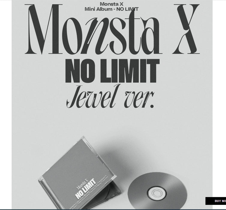 [Monsta X] - Jewel Case Ver. SET MONSTA X Mini Album NO LIMIT+PRE-ORDER GIFT