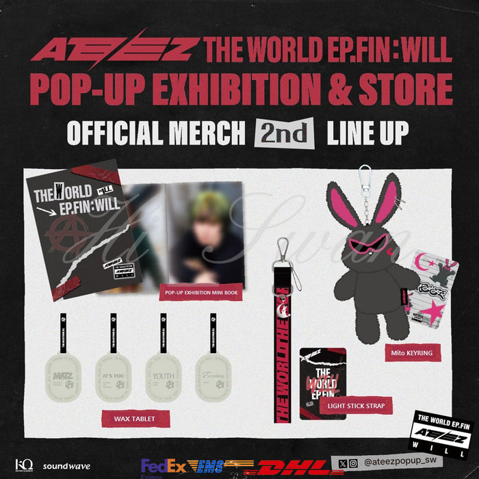[ATEEZ] THE WORLD EP.FIN : WILL POP-UP EXHIBITION 2nd LINE UP OFFICIAL MD