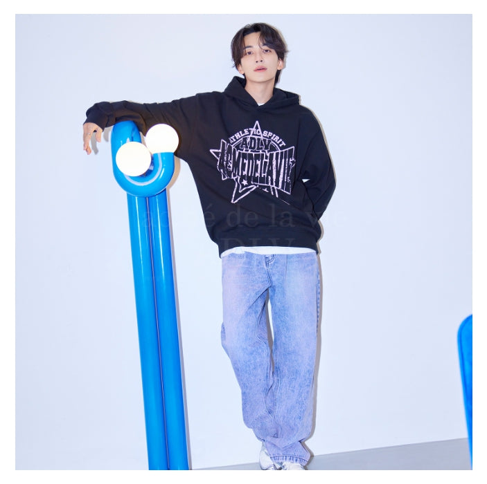 [SEVENTEEN] JEONGHAN COLOR SPRAY DYE DENIM PANTS OFFICIAL MD