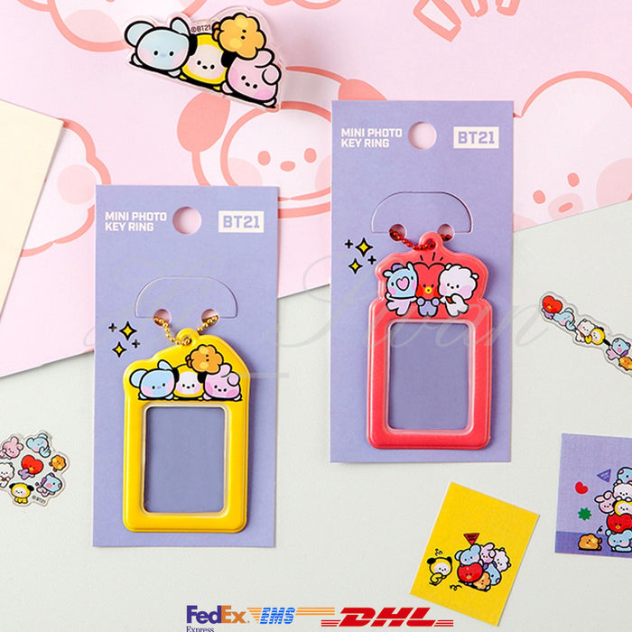 [BT21] Mini Photo Keyring OFFICIAL MD