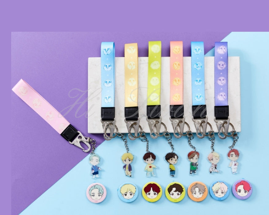 [BTS] - BTS X TINYTAN BTS CHARACTER STRAP KEY CHAIN OFFICIAL MD