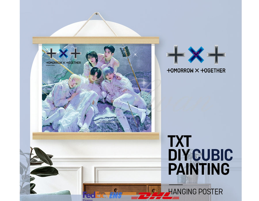 [TXT]-  I Love Painting DIY Hanging Jewel Cross Stitch 40x50cm TXT OFFICIAL MD