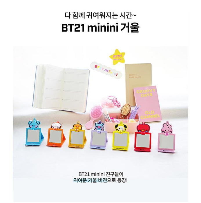 [BT21] - BT21 Minini Mirror Keyring OFFICIAL MD