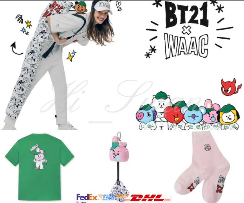 [BT21] - LINE FRIENDS BT21 Heart back inversion muscle COOKY X WAAC OFFICIAL MD