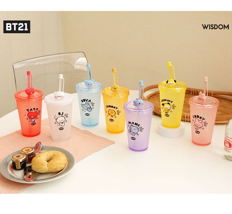 [BT21] - BT21 Minini STRAW  TUMBLER COLD CUP OFFICIAL MD