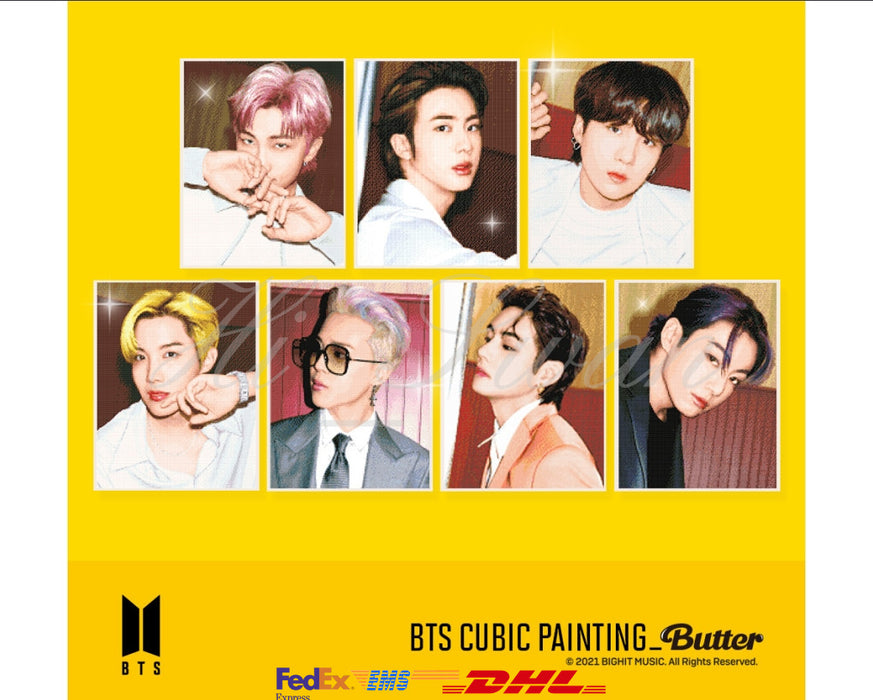 [BTS]- BTS Butter Cubic Painting+PHOTOCARD GIFT OFFICIAL MD