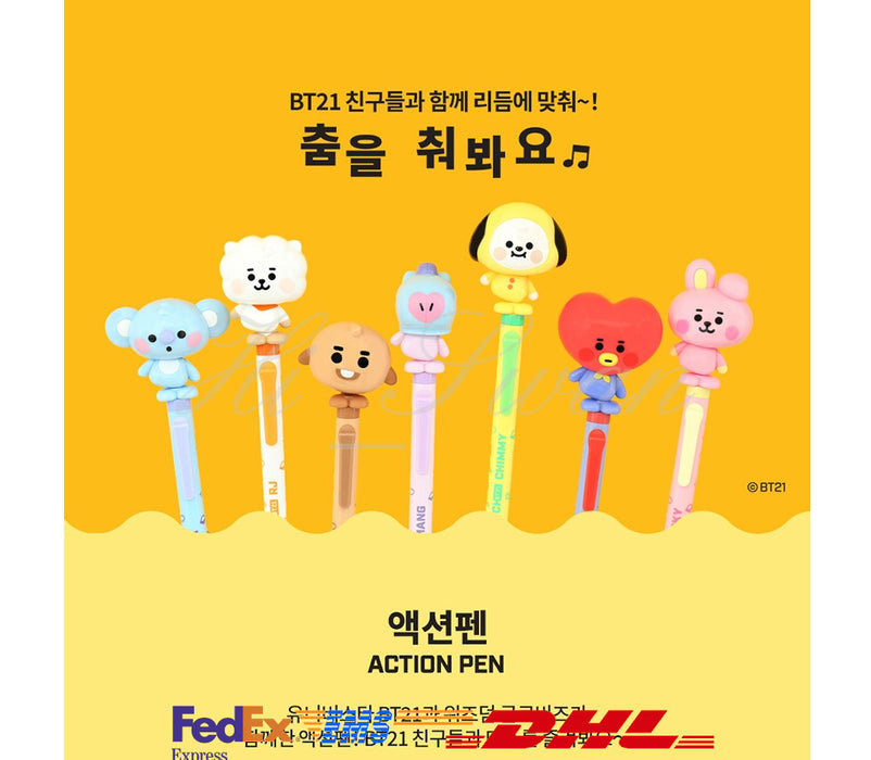 [BT21] - BT21 accessory action pen OFFICIAL MD